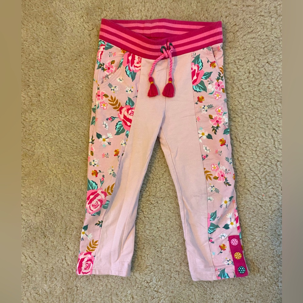 Matilda Jane Pink Floral Sweatpants for Kids